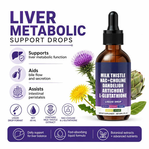 Milvora Liver Reset — Milk Thistle, NAC & Glutathione Liquid Drops (60ml, 30-Day Supply)